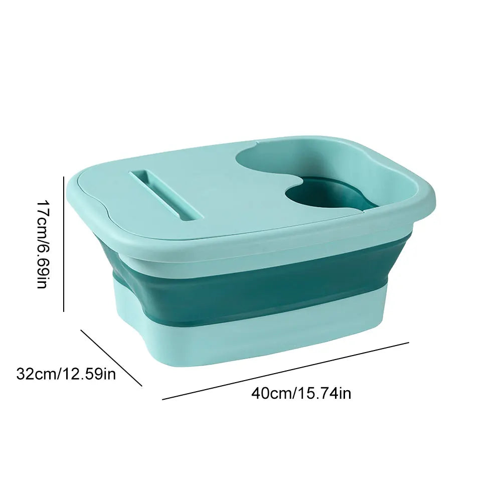 Portable Foot Soaking Bath Tub Easy To Store Foot Spa Bucket Collapsible Foot Soak Bucket for Relaxing and Pain Relief