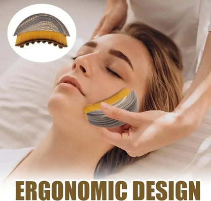 Brosse Visage Sculptante – Drainage Lymphatique et Définition de la Mâchoire
