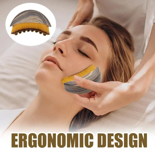 Brosse Visage Sculptante – Drainage Lymphatique et Définition de la Mâchoire