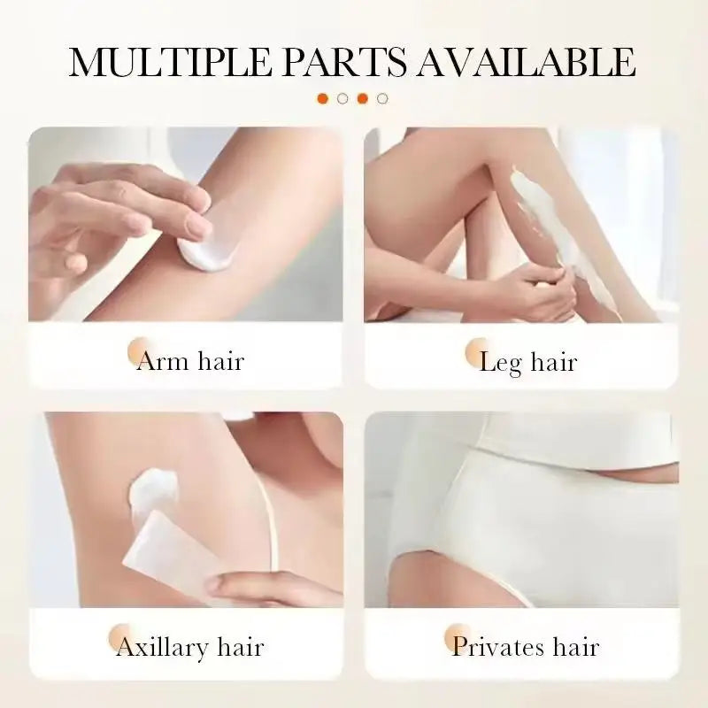 Douceur des jambes, des pieds et des aisselles