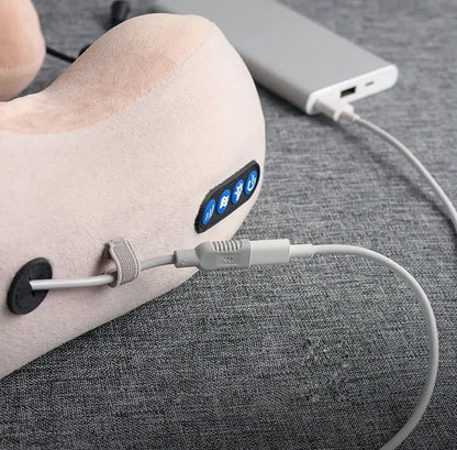 Multifunctional Portable Electric Neck Massager U-Shaped Pillow for Shoulder Cervical Relaxing Use at Home Car Or Outdoor