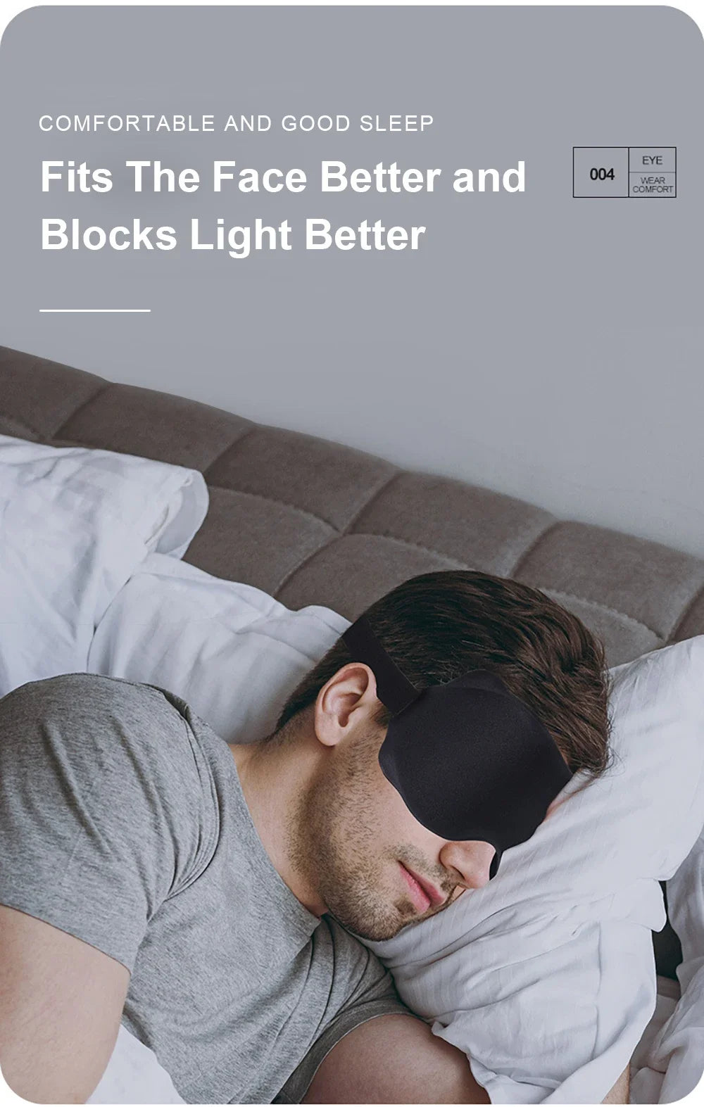 Masque de Sommeil 3D Occultant Ultra-Confort