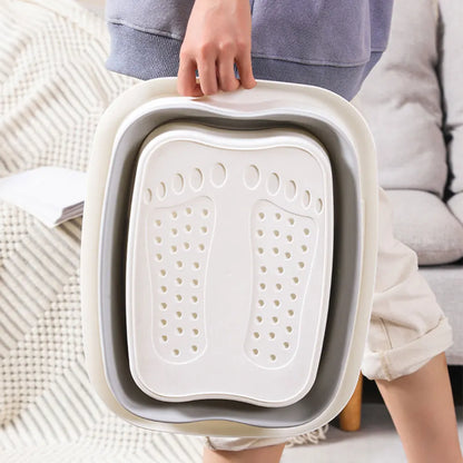 Portable Foot Soaking Bath Tub Easy To Store Foot Spa Bucket Collapsible Foot Soak Bucket for Relaxing and Pain Relief