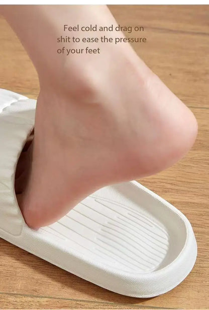 Chaussons d’été antidérapants pour femme et homme – Sandales de salle de bain confortables à semelle souple