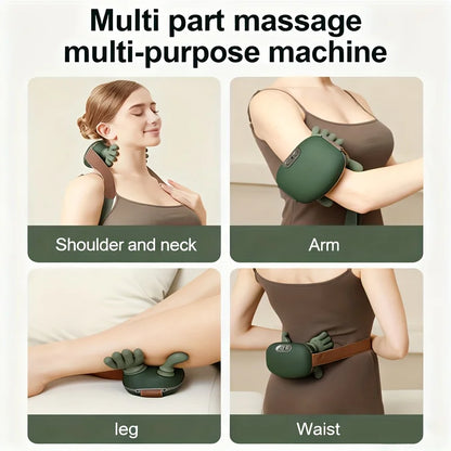 Masseur Cervical et Épaules Sans Fil – Massage Profond Effet Mains Humaines
