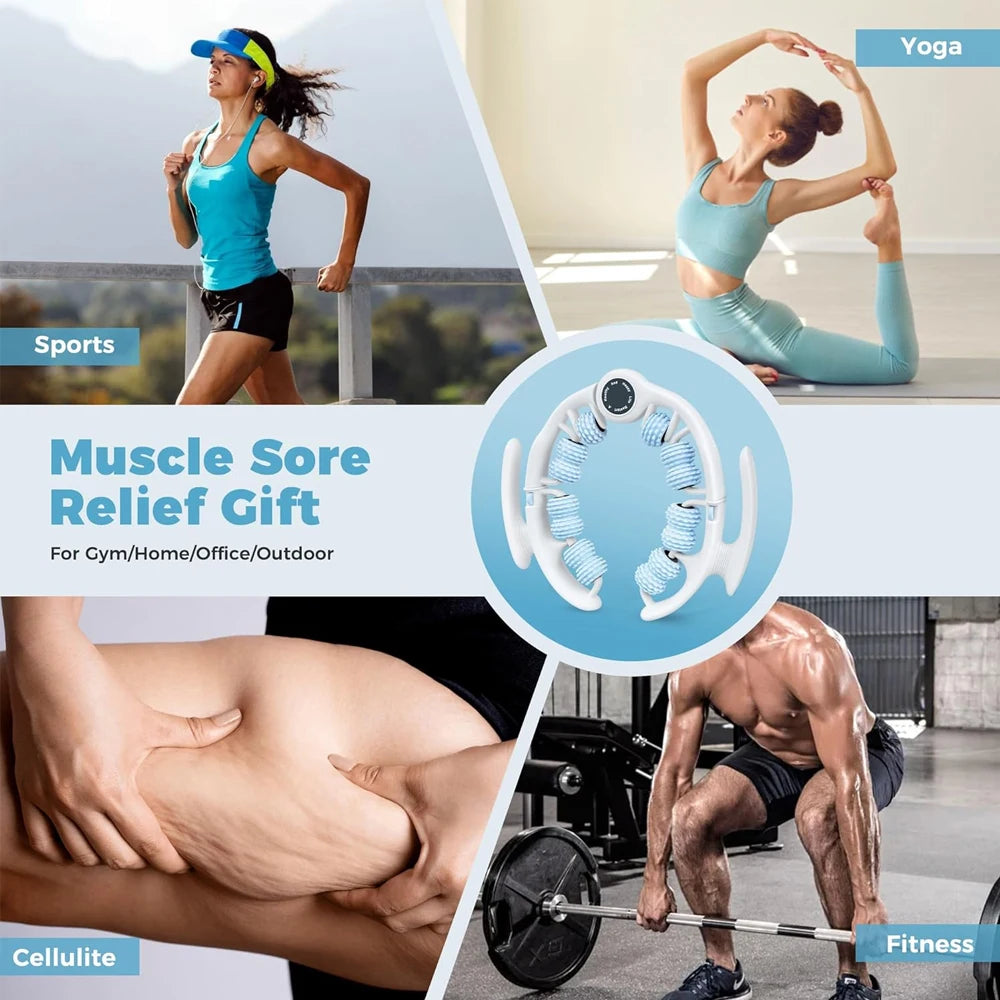 Masseur Anticellulite Corps – Rouleau de Massage Profond pour Drainage Lymphatique et Peau Lisse