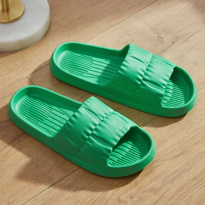 Chaussons d’été antidérapants pour femme et homme – Sandales de salle de bain confortables à semelle souple