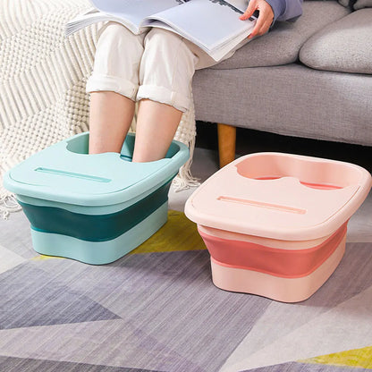 Portable Foot Soaking Bath Tub Easy To Store Foot Spa Bucket Collapsible Foot Soak Bucket for Relaxing and Pain Relief