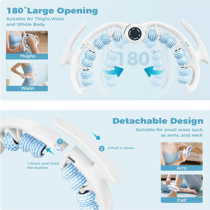 Masseur Anticellulite Corps – Rouleau de Massage Profond pour Drainage Lymphatique et Peau Lisse