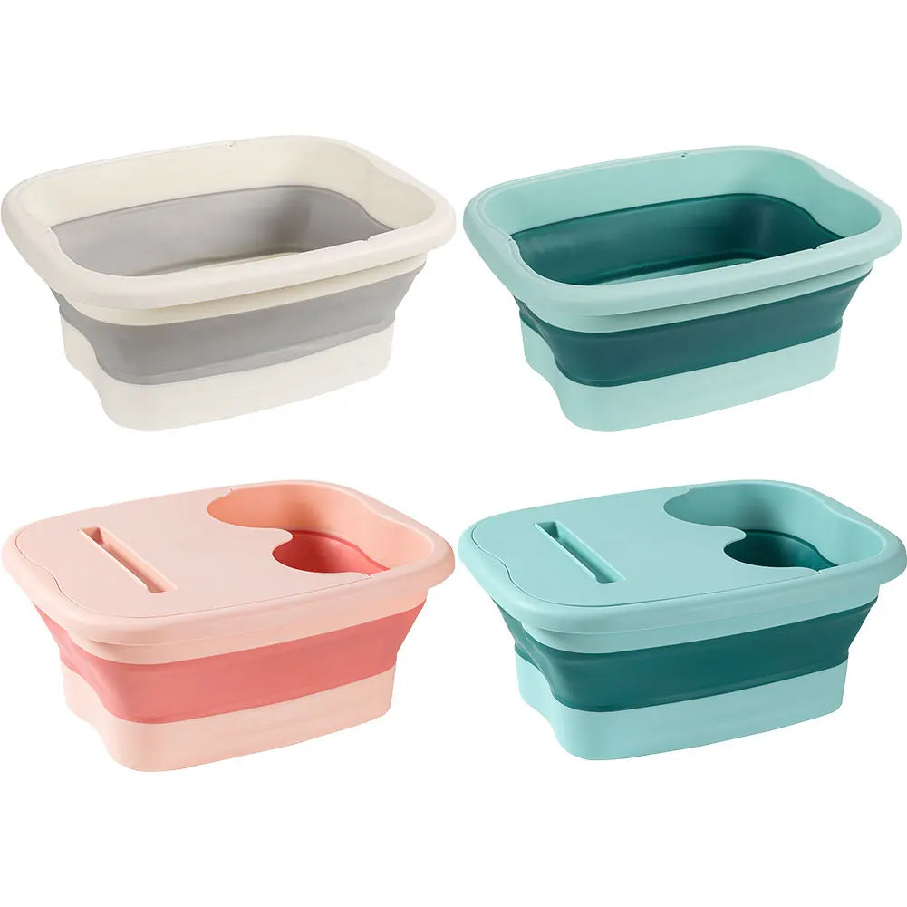 Portable Foot Soaking Bath Tub Easy To Store Foot Spa Bucket Collapsible Foot Soak Bucket for Relaxing and Pain Relief