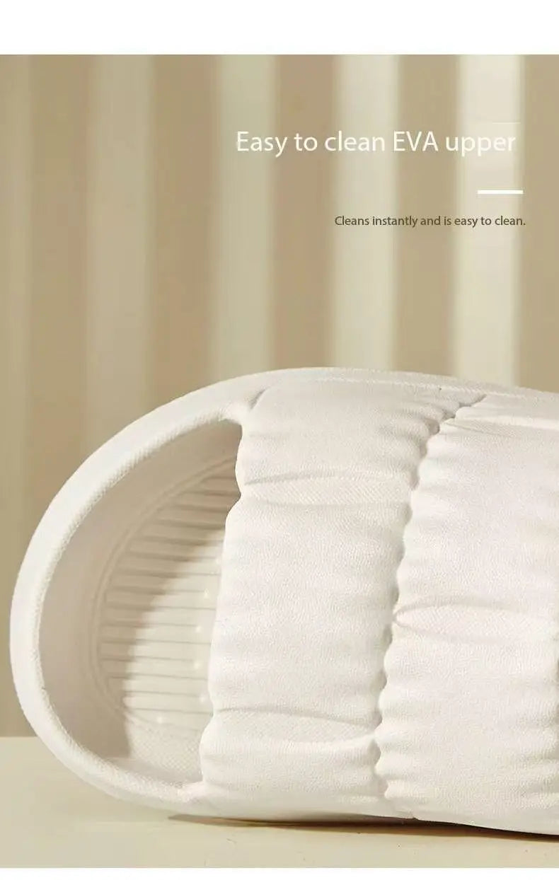 Chaussons d’été antidérapants pour femme et homme – Sandales de salle de bain confortables à semelle souple