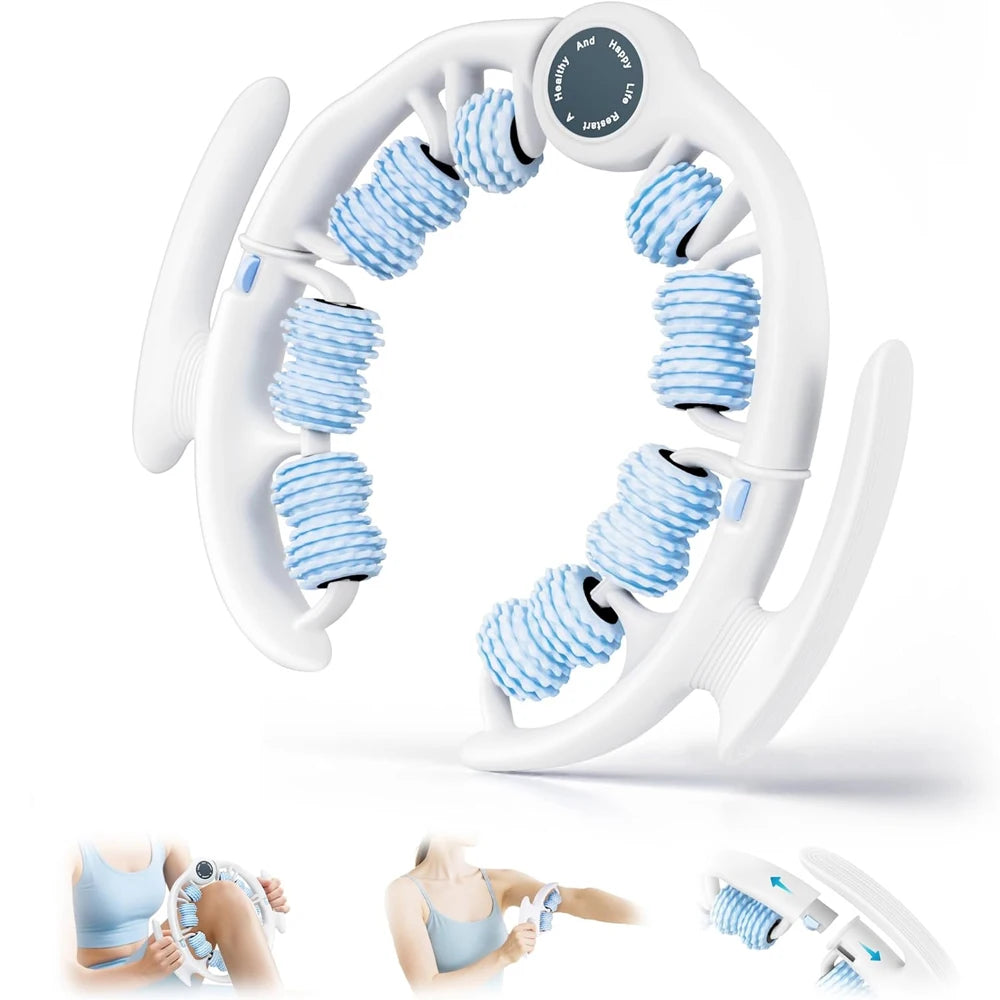 Masseur Anticellulite Corps – Rouleau de Massage Profond pour Drainage Lymphatique et Peau Lisse