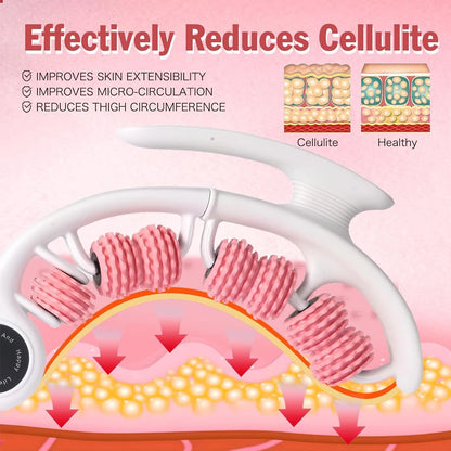 Masseur Anticellulite Corps – Rouleau de Massage Profond pour Drainage Lymphatique et Peau Lisse